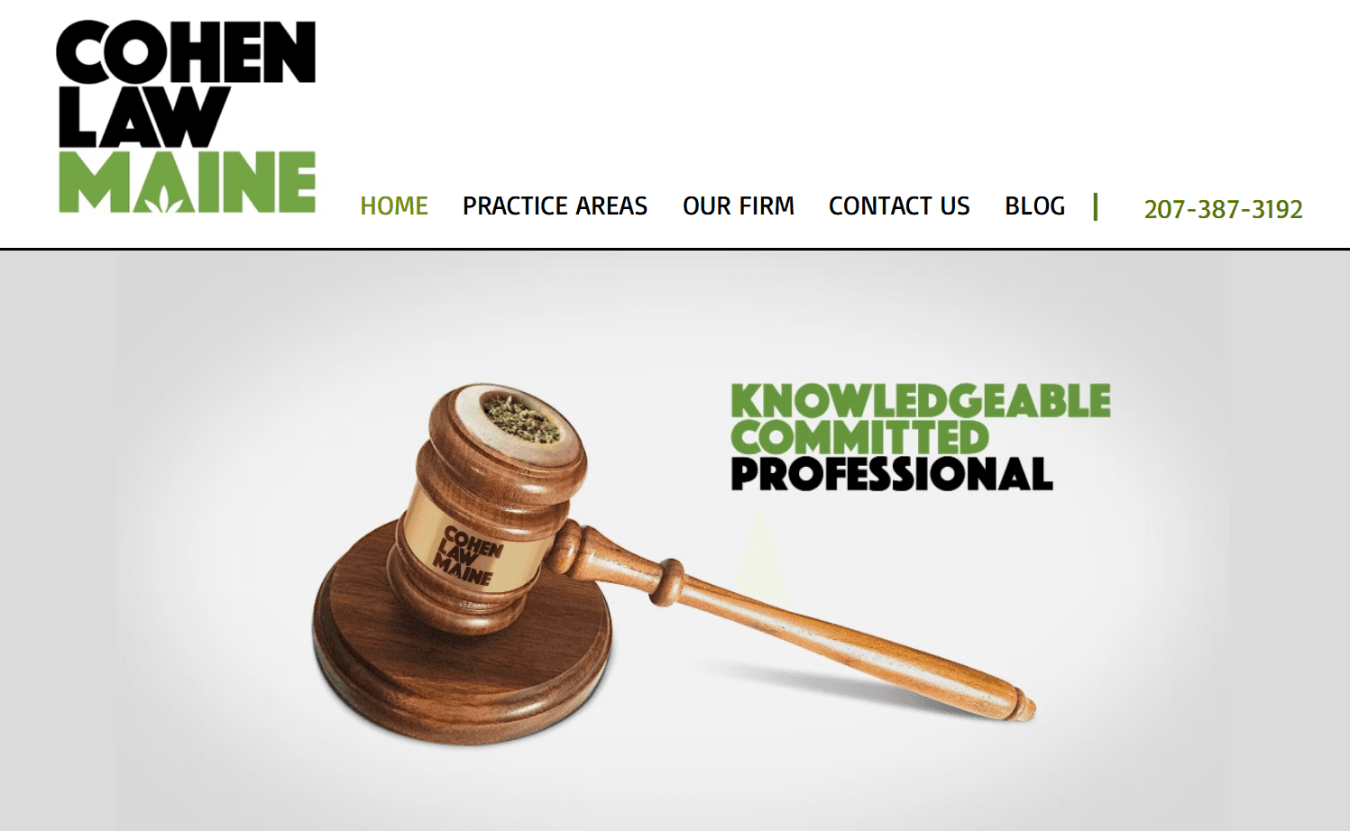 Cohen Law Firm homepage